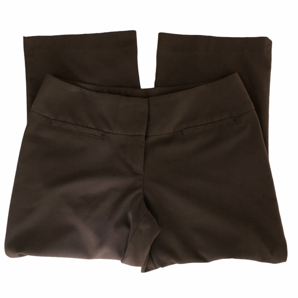ZINC Cropped Pants In Brown. Size 9 (Fits like 6) - Picture 3 of 7
